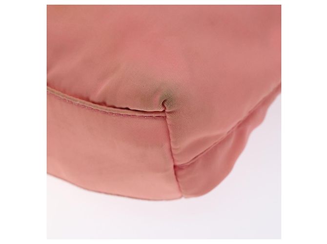 PRADA Borsa a mano in nylon rosa Auth gh489 - vista 12
