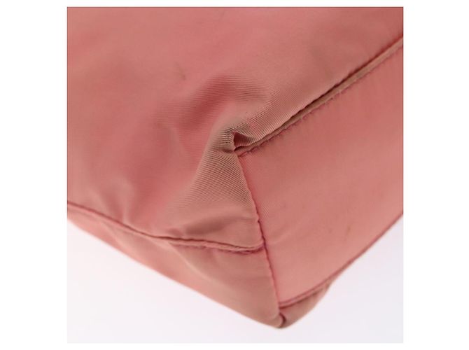 PRADA Borsa a mano in nylon rosa Auth gh489 - vista 13