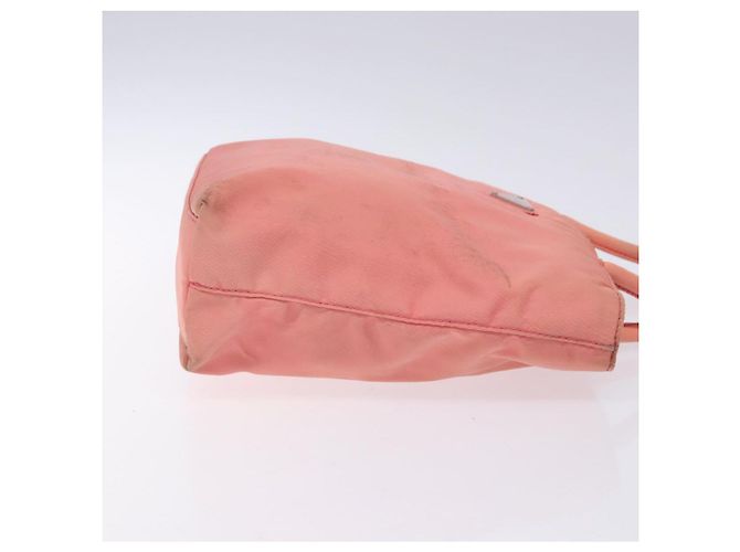 PRADA Borsa a mano in nylon rosa Auth gh489 - vista 4