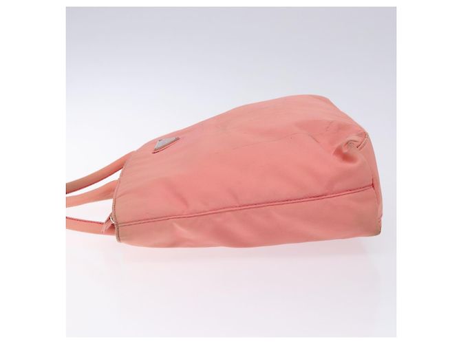 PRADA Borsa a mano in nylon rosa Auth gh489 - vista 5