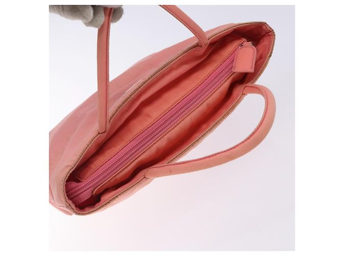 PRADA Borsa a mano in nylon rosa Auth gh489 - vista 6
