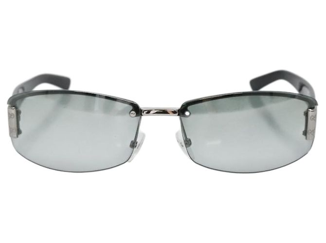 Occhiali da sole GUCCI Plastica Nera Auth ar13681 Nero - vista 2
