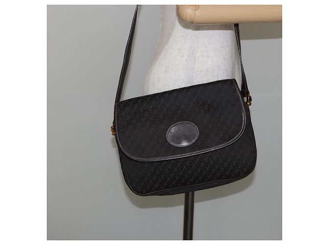 LOEWE Borsa a Spalla Anagram Tela Marrone Oro Auth SW1553 D'oro - vista 22