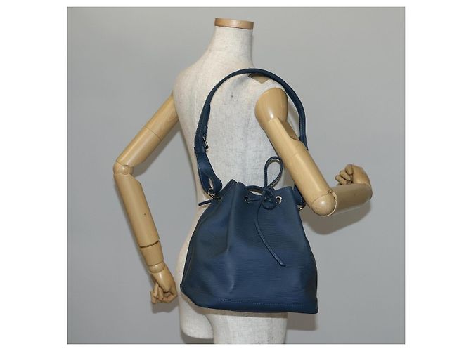 Noe LOUIS VUITTON Borsa a Spalla Petit Noé Epi Myrtille M5901G LV Auth 141334 Viola scuro - vista 23