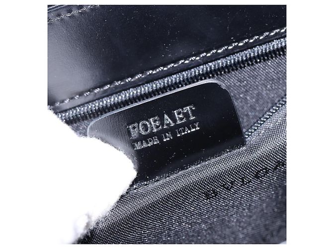 Bulgari Bolsa de mão BVLGARI em couro 2 em 1 ouro preto Auth bs29102 Dourado - vista 12