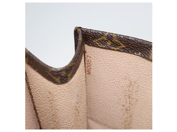 LOUIS VUITTON Borsa Sac Plat Monogram M51140 LV Auth 142773 Monogramma - vista 12