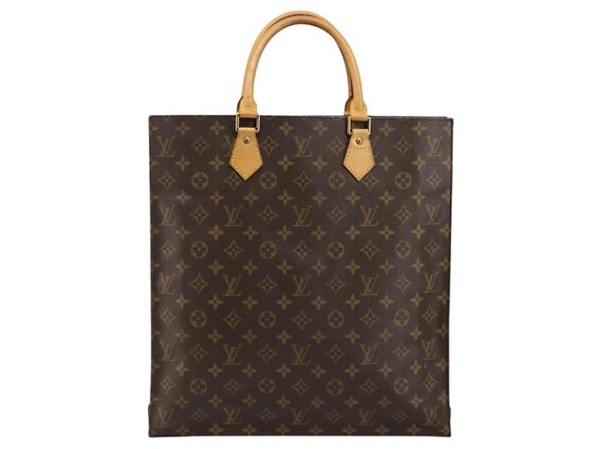 LOUIS VUITTON Borsa Sac Plat Monogram M51140 LV Auth 142773 Monogramma - vista 13