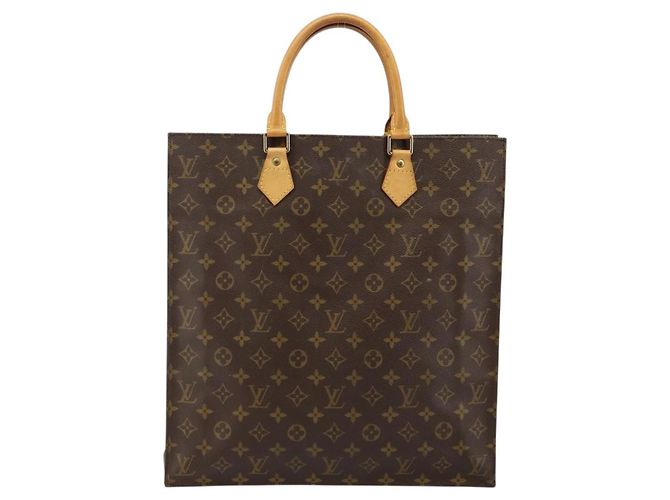 LOUIS VUITTON Borsa Sac Plat Monogram M51140 LV Auth 142773 Monogramma - vista 2