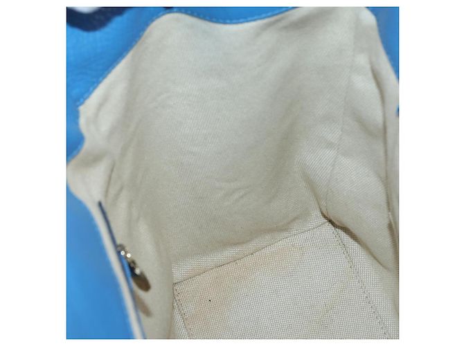 MCM Tote Bag Leather Blue Silver Auth BA5267 Silvery - Ansicht 19