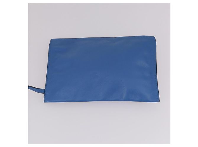 MCM Tote Bag Leather Blue Silver Auth BA5267 Silvery - Ansicht 22