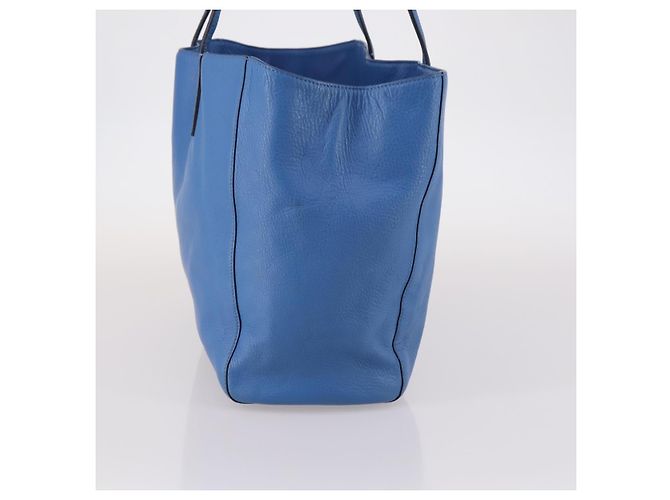 MCM Tote Bag Leather Blue Silver Auth BA5267 Silvery - Ansicht 4