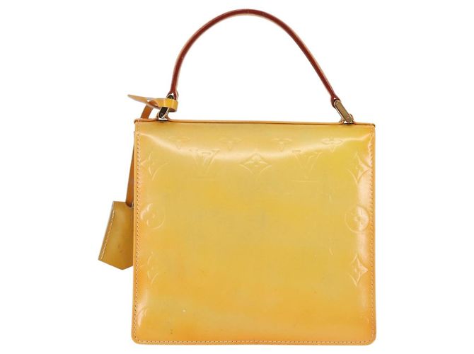 LOUIS VUITTON Sac à main Spring Street Monogram Vernis Gris M91029 LV Auth BA6002 - vue 2