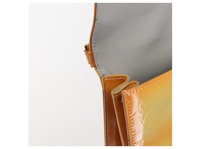 LOUIS VUITTON Sac à main Spring Street Monogram Vernis Gris M91029 LV Auth BA6002 - vue 21