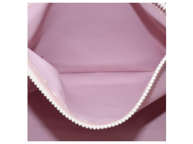CHANEL Borsa Tote Alta Estate Canvas Rosa Argento CC Auth 142684 - vista 21