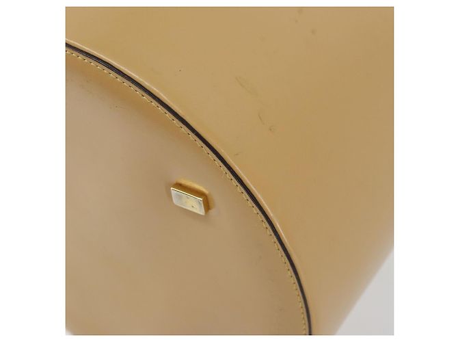 Céline Pochette Vanity in pelle metal beige oro Auth bs29414 D'oro - vista 14
