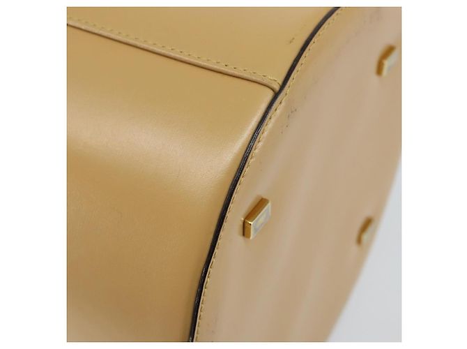 Céline Pochette Vanity in pelle metal beige oro Auth bs29414 D'oro - vista 17