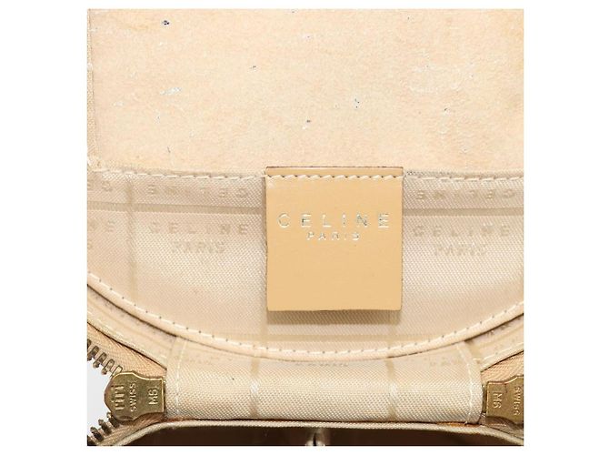 Céline Pochette Vanity in pelle metal beige oro Auth bs29414 D'oro - vista 19