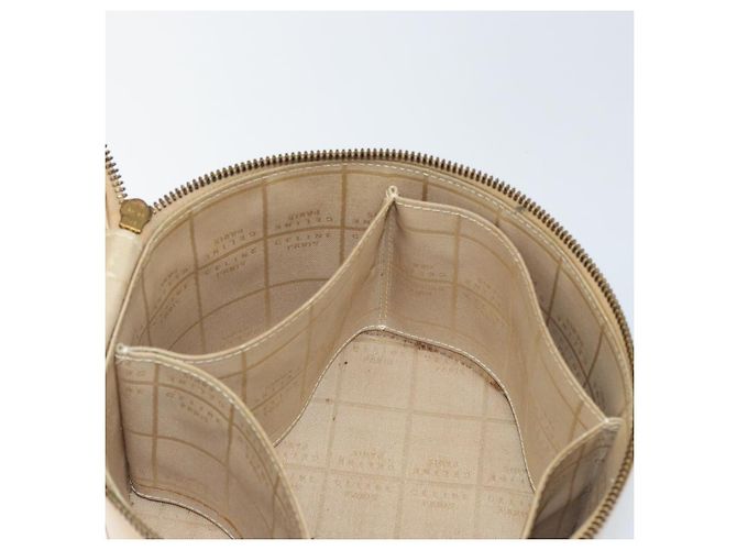 Céline Pochette Vanity in pelle metal beige oro Auth bs29414 D'oro - vista 21