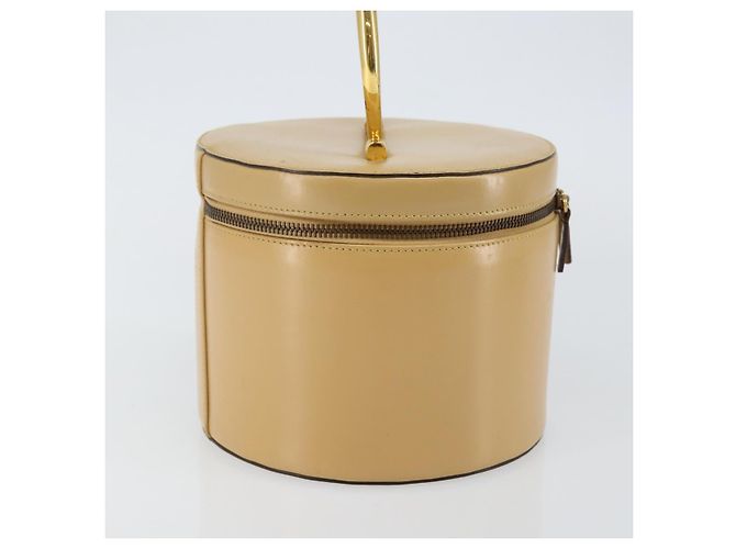 Céline Pochette Vanity in pelle metal beige oro Auth bs29414 D'oro - vista 3