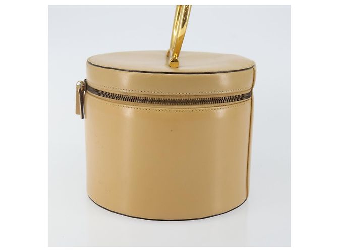 Céline Pochette Vanity in pelle metal beige oro Auth bs29414 D'oro - vista 4