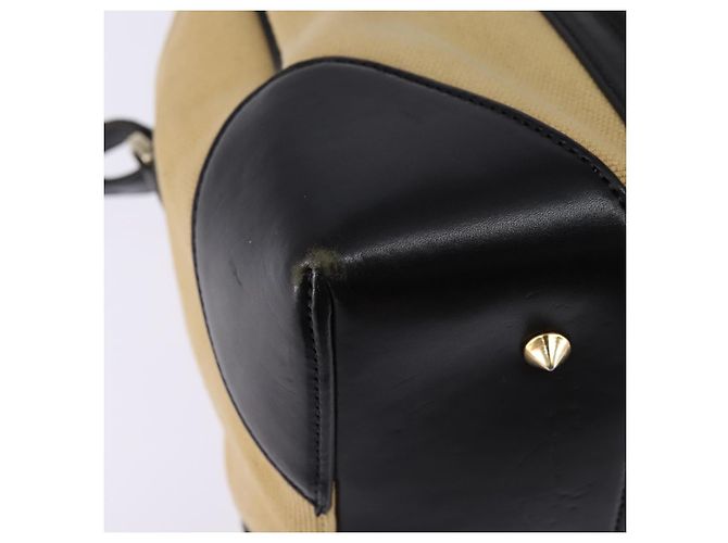 Borsa a Mano GIVENCHY Lucrezia in Tela e Pelle 2 in 1 Beige Oro Auth SW1524 D'oro - vista 17