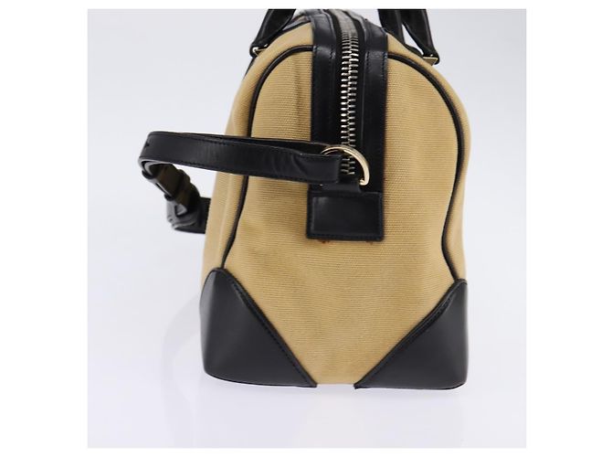 Borsa a Mano GIVENCHY Lucrezia in Tela e Pelle 2 in 1 Beige Oro Auth SW1524 D'oro - vista 4