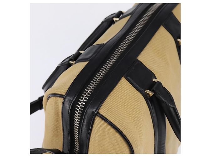 Borsa a Mano GIVENCHY Lucrezia in Tela e Pelle 2 in 1 Beige Oro Auth SW1524 D'oro - vista 6