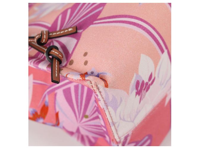 LOEWE Bolsa Tote Anagram de Lona Rosa Auth 134869M - vista 8