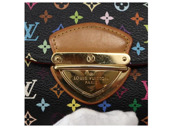 LOUIS VUITTON Monogram Multicolor Portefeuille Joy Wallet M60282 LV Auth 142354V Black - view 17