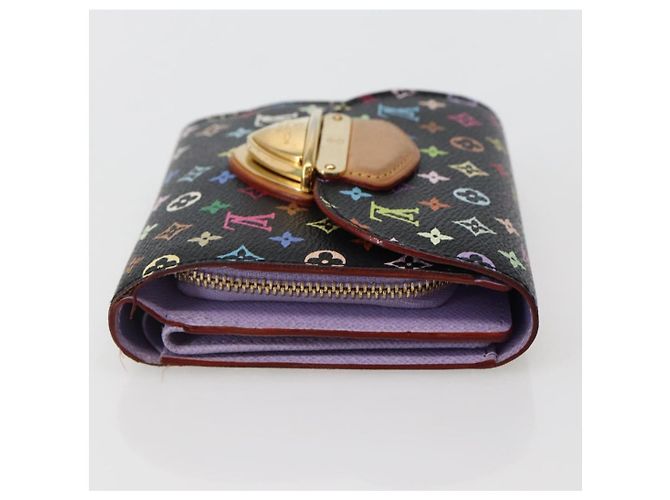 LOUIS VUITTON Monogram Multicolor Portefeuille Joy Wallet M60282 LV Auth 142354V Black - view 4
