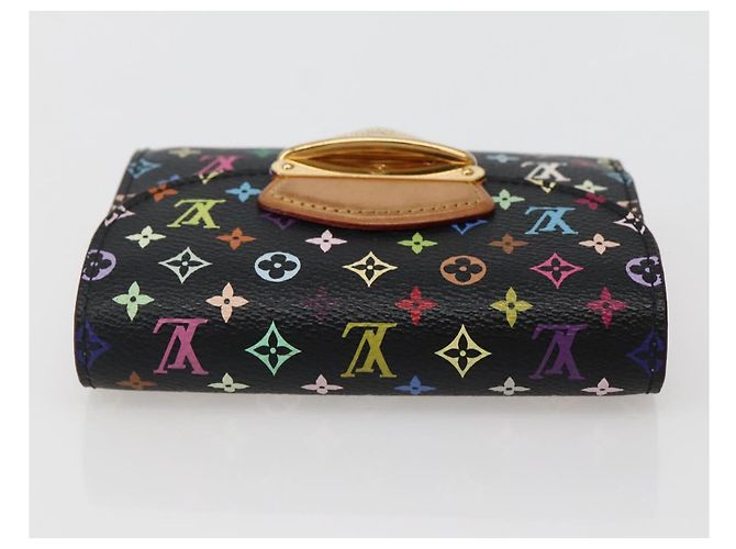 LOUIS VUITTON Monogram Multicolor Portefeuille Joy Wallet M60282 LV Auth 142354V Black - view 5