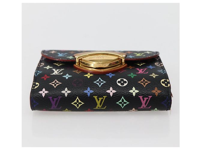 LOUIS VUITTON Monogram Multicolor Portefeuille Joy Wallet M60282 LV Auth 142354V Black - view 6