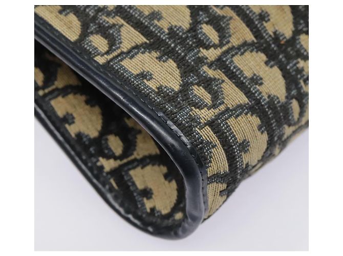 Borsa a Spalla in Tela Trotter Christian Dior Blu Auth ep6005 Blu navy - vista 10