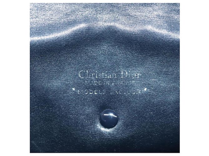 Borsa a Spalla in Tela Trotter Christian Dior Blu Auth ep6005 Blu navy - vista 17