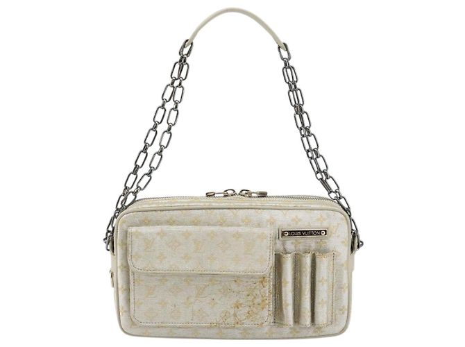 LOUIS VUITTON Borsa a Spalla McKenna Monogram Shine Oro M92363 LV Auth hk3048 D'oro - vista 13