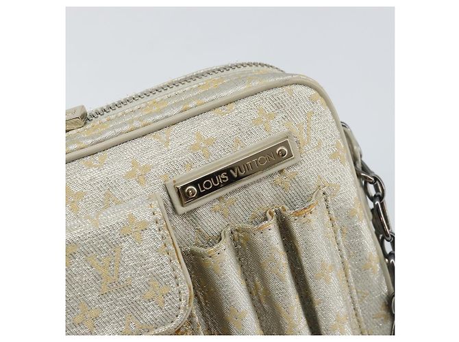 LOUIS VUITTON Borsa a Spalla McKenna Monogram Shine Oro M92363 LV Auth hk3048 D'oro - vista 17