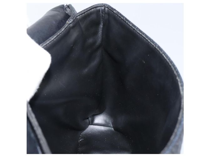 BALLY Borsa a mano in pelle nera e oro Auth BA6133 Nero D'oro - vista 18