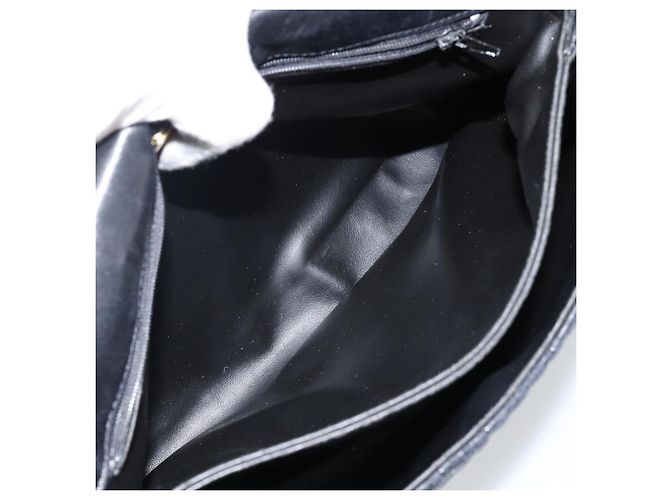 BALLY Borsa a mano in pelle nera e oro Auth BA6133 Nero D'oro - vista 20