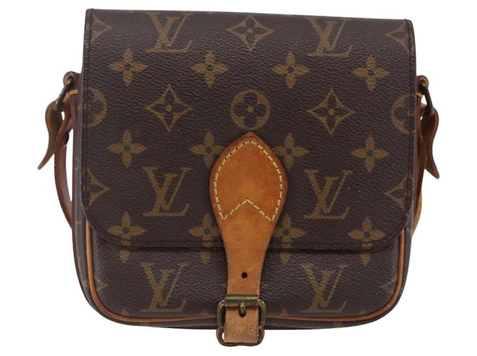 LOUIS VUITTON Borsa a Spalla Monogram Cartouchiere PM M51254 LV Auth BA6119 Monogramma - vista 13
