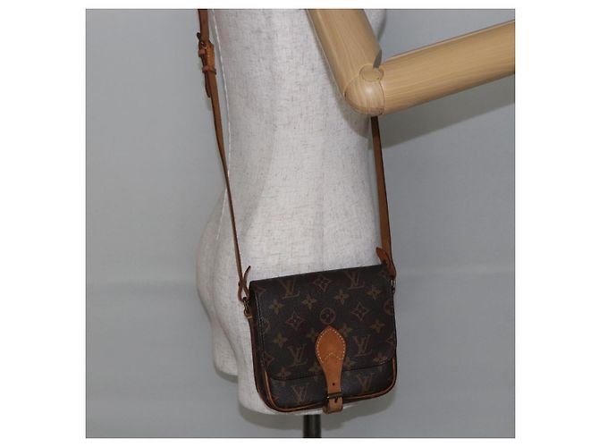 LOUIS VUITTON Borsa a Spalla Monogram Cartouchiere PM M51254 LV Auth BA6119 Monogramma - vista 23