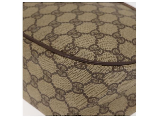 Borsa a Spalla Gucci GG Supreme Web Sherry Line PVC Beige 89 02 077 Auth BA6200 D'oro - vista 11