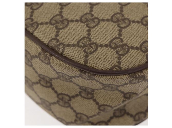 Borsa a Spalla Gucci GG Supreme Web Sherry Line PVC Beige 89 02 077 Auth BA6200 D'oro - vista 13