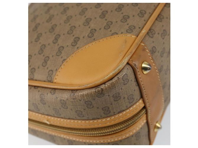 Gucci Borsa a mano Micro GG Supreme in PVC beige e oro 000 94 0030 Auth BA6124 D'oro - vista 11