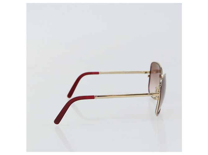 Chloé Gafas de sol Chloe Plástico Oro Auth BA5378 Dorado - vista 5