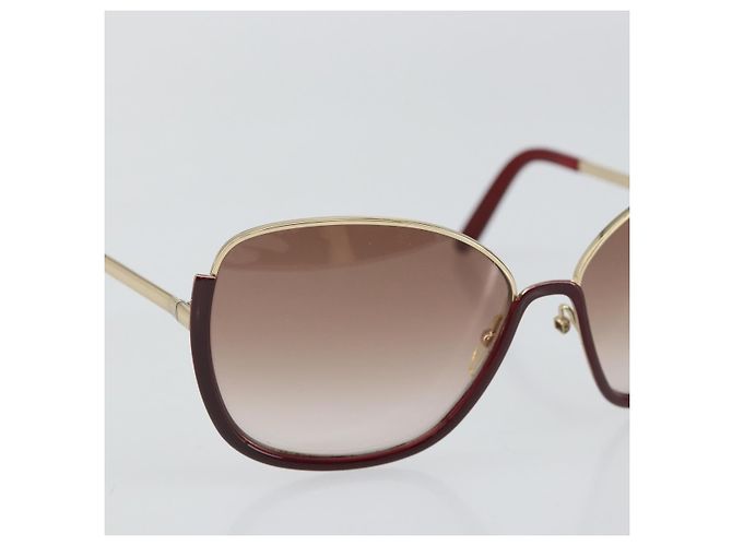 Chloé Gafas de sol Chloe Plástico Oro Auth BA5378 Dorado - vista 6