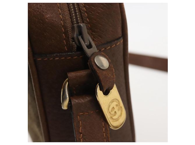 Borsa a Spalla in Tela Micro GG Gucci Suede Beige Oro Auth BA6442 D'oro - vista 14