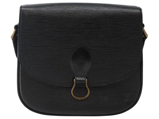 LOUIS VUITTON Sac Saint Cloud GM en Épi Monogram Noir M52192 Auth LV 144110 - vue 2