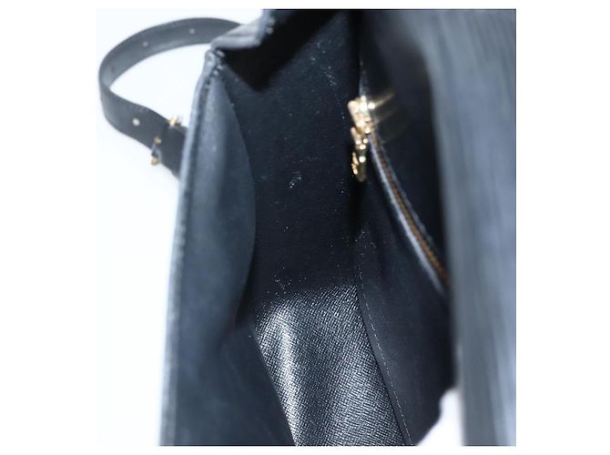 LOUIS VUITTON Sac Saint Cloud GM en Épi Monogram Noir M52192 Auth LV 144110 - vue 22
