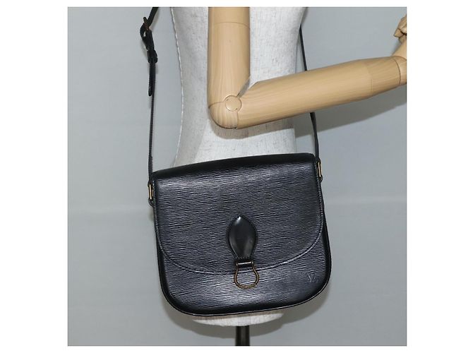 LOUIS VUITTON Sac Saint Cloud GM en Épi Monogram Noir M52192 Auth LV 144110 - vue 26