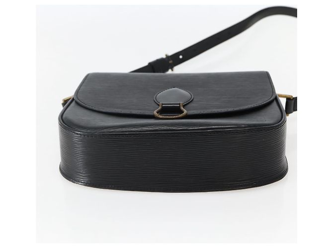 LOUIS VUITTON Sac Saint Cloud GM en Épi Monogram Noir M52192 Auth LV 144110 - vue 9